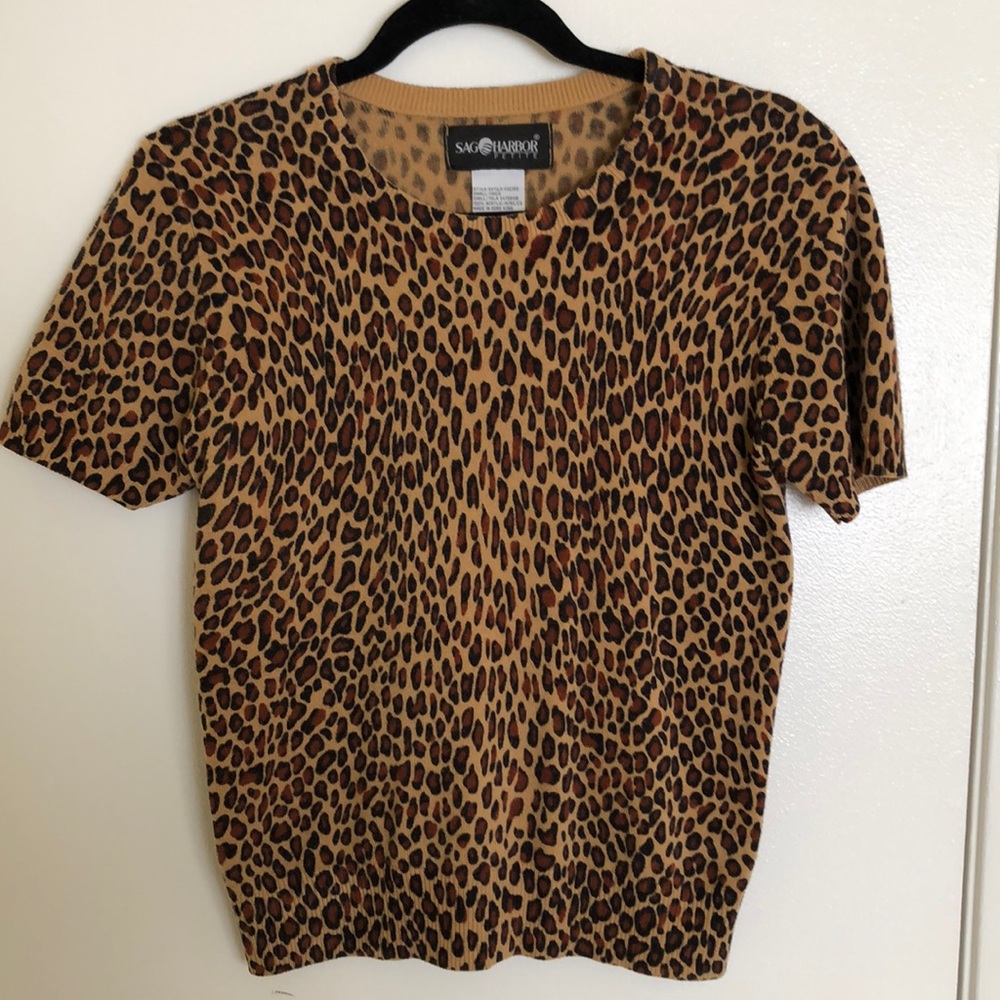 Vintage Leopard print Sweater